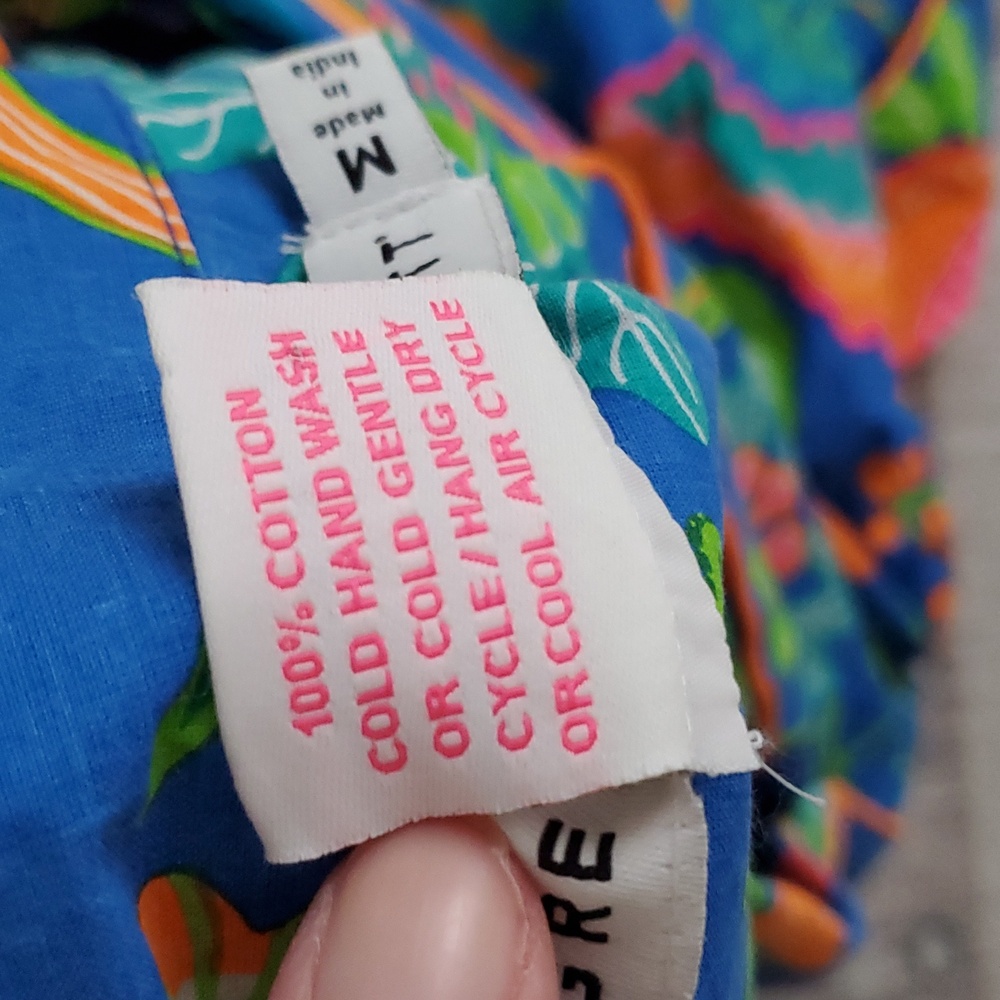 Gretchen Scott Designs Tropical Vibrant 2-piece Lounge Pajama Set SzM - Picture 12 of 12